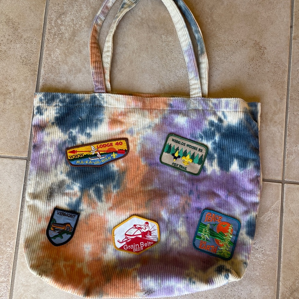 Urban Outfitters Multicolor Corduroy Tote